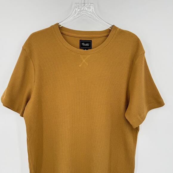 Primitive Skateboarding shirt men's M crew waffle weave short sleeve rust NEW - Picture 2 of 8